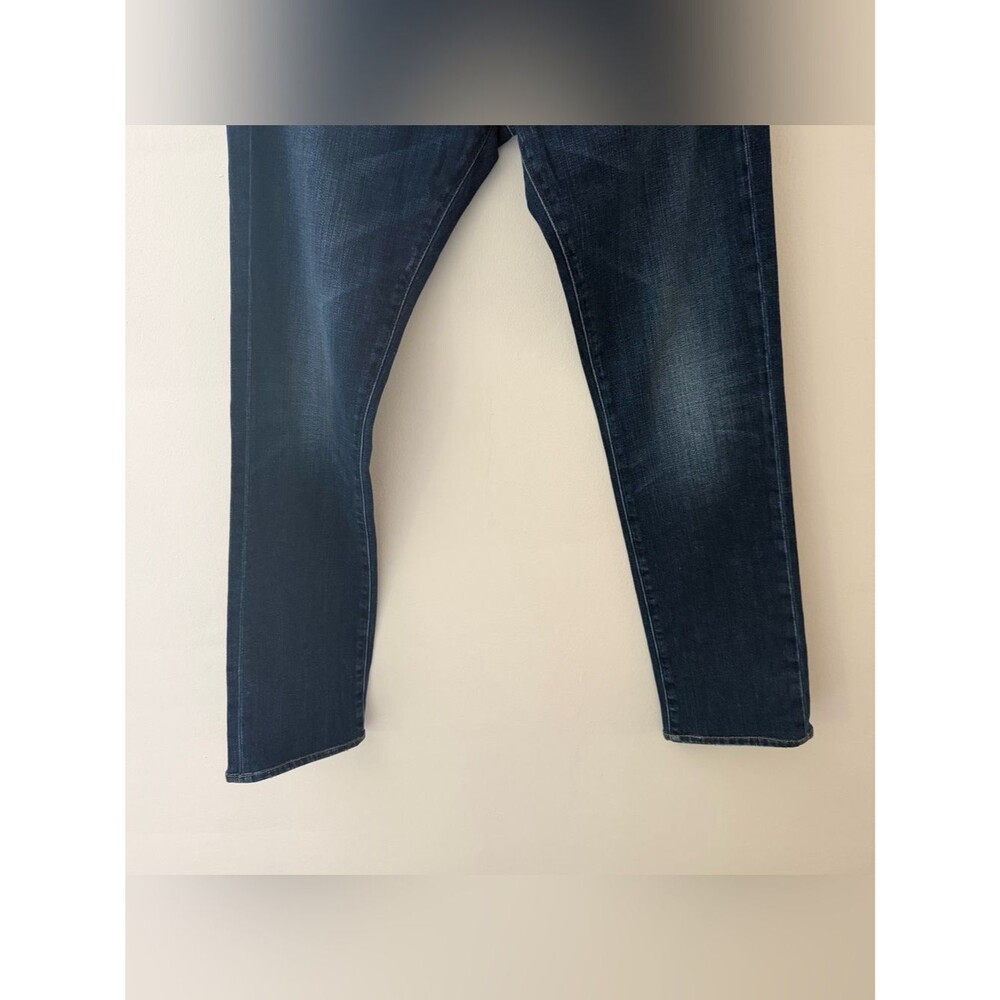 Frame NWT Jeans L’Homme Slim Blue Denim Dark Stretch Wash Size 32 Classic - Picture 9 of 9